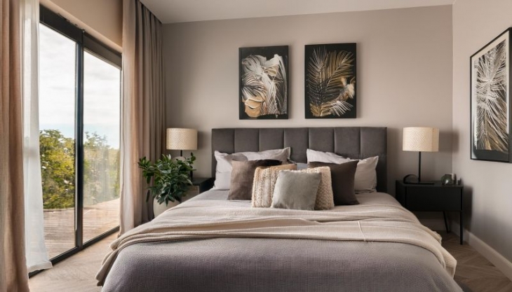 Chambre parentale � la d�co murale personnalis�e