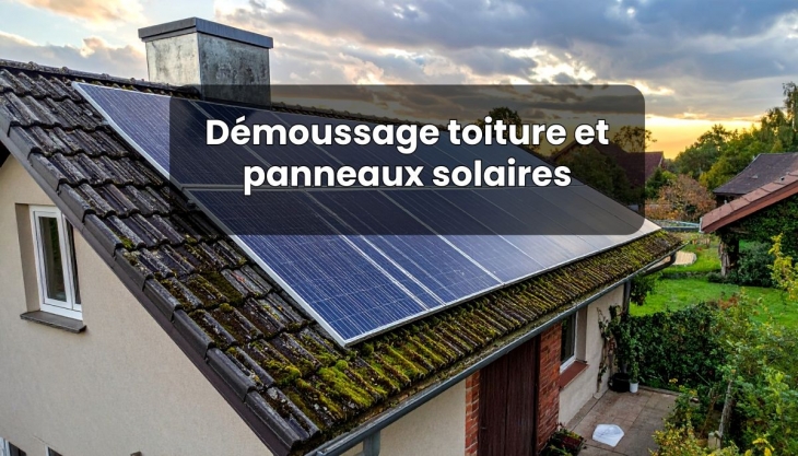 D�moussage toiture et panneaux solaires : le duo indispensable pour une installation durable