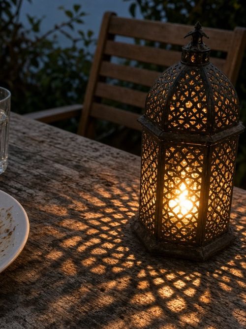 Lanterne marocaine projection