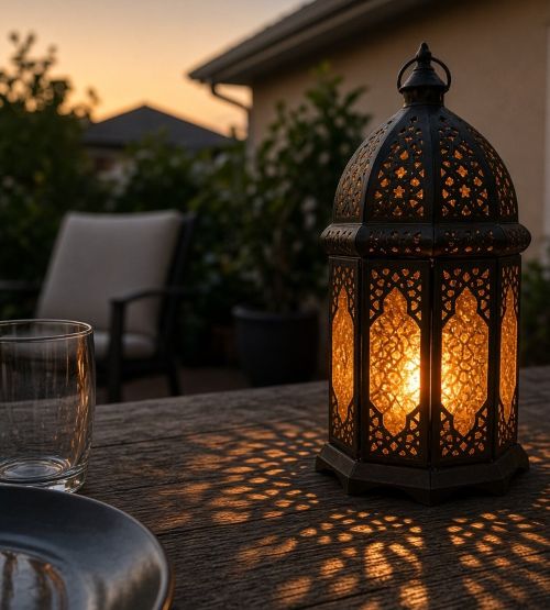 Lanterne marocaine Led pour �clairage ext�rieur