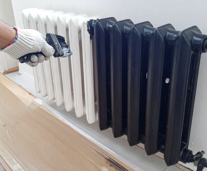 peinture radiateur fonte